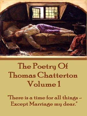 cover image of The Poetry of Thomas Chatterton, Volume 1